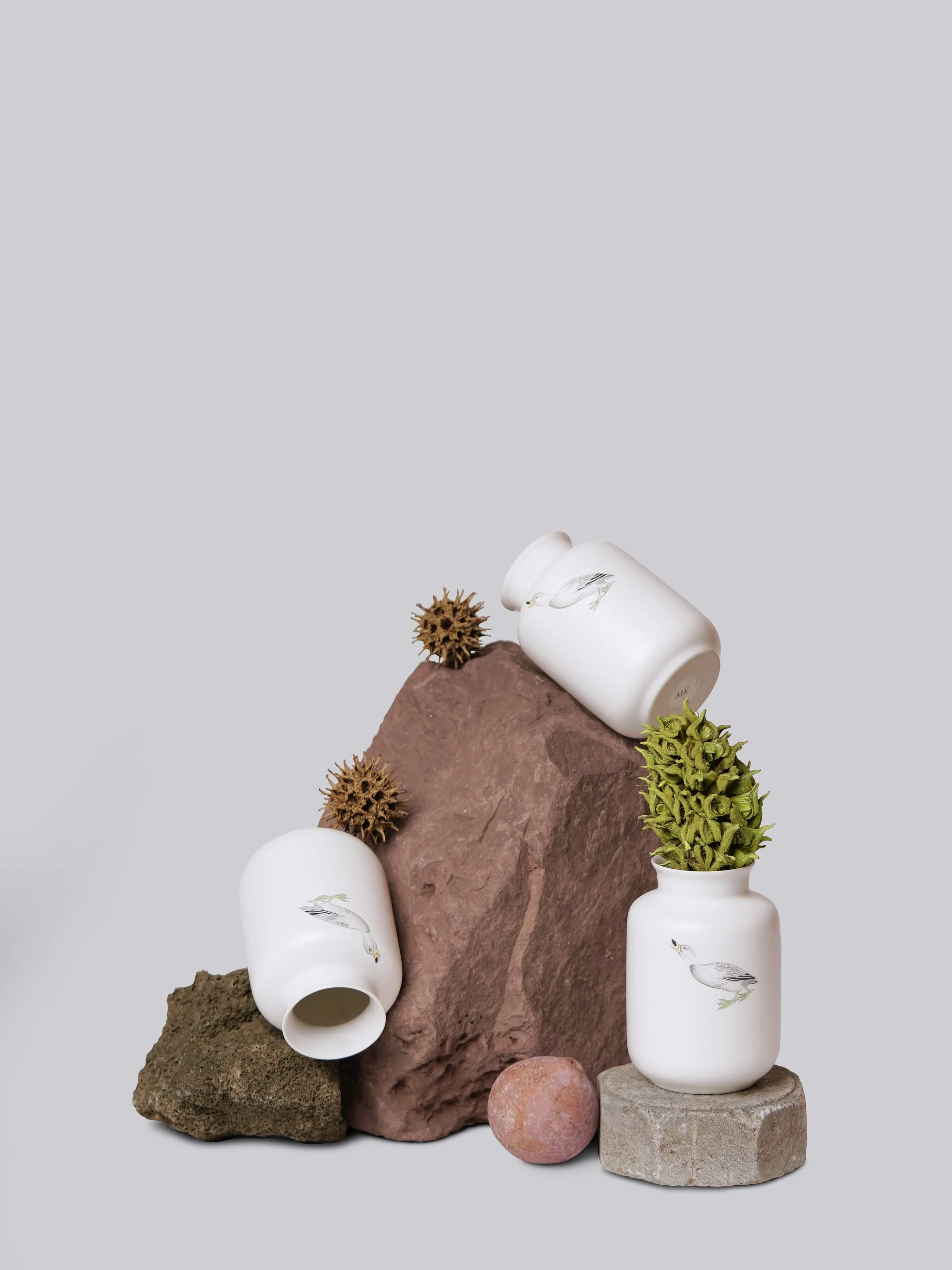 HAND PAINTED DUCK MINI VASE 1 (MV1HP-DK)