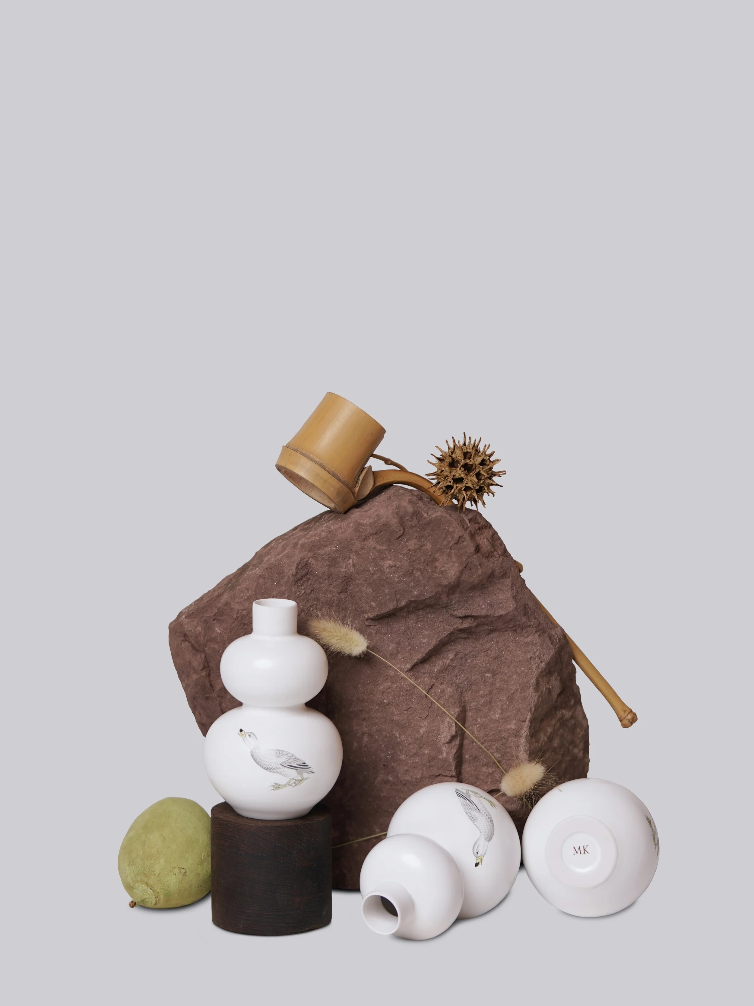 HAND PAINTED DUCK MINI VASE 5 (MV5HP-DK)