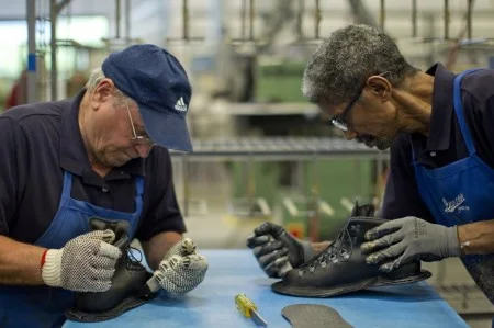 Danner Boot Factory. Portland, Oregon. 2017