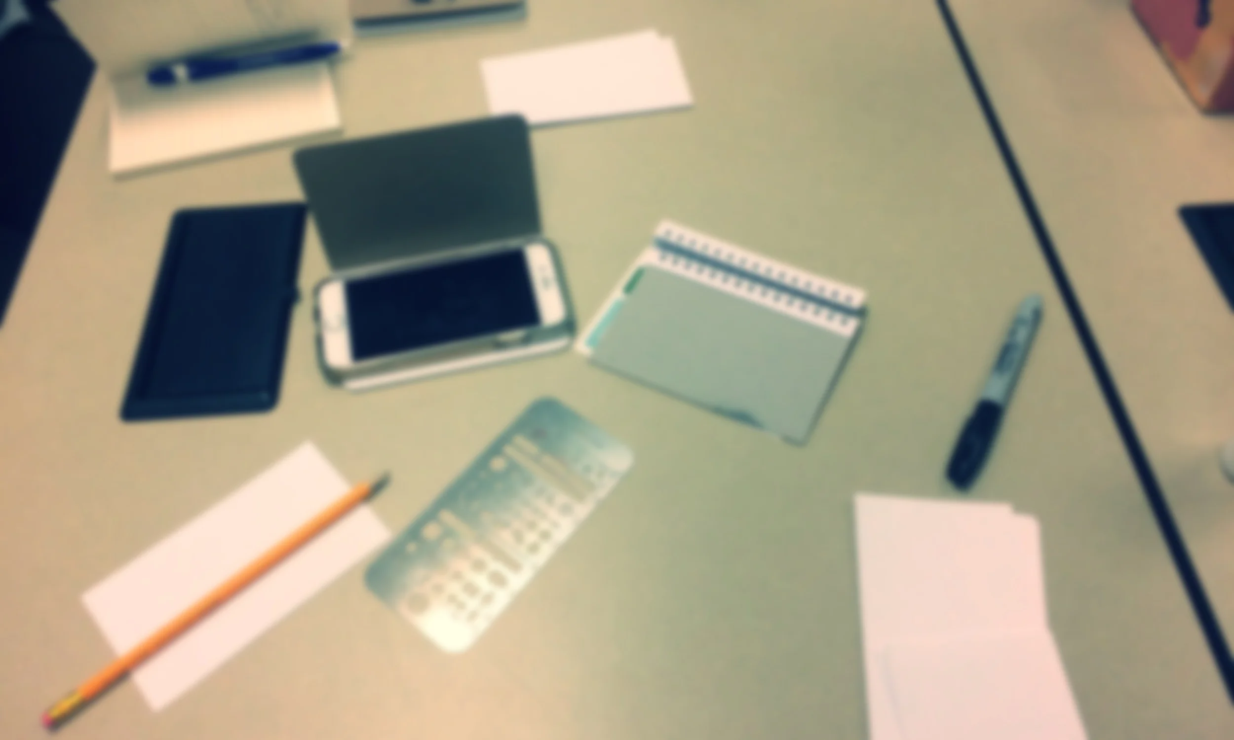 Lo-fi prototyping: purposefully imperfect