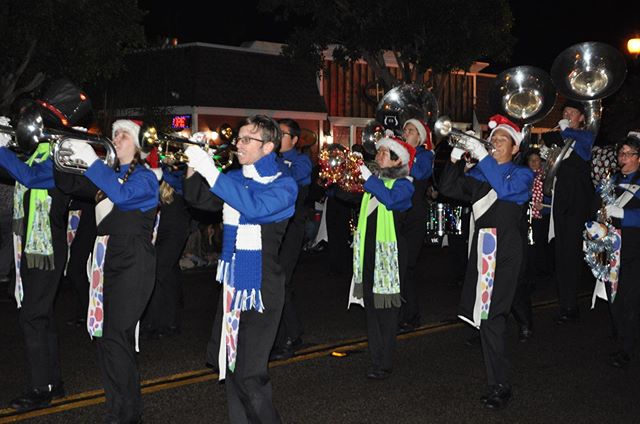 Such a festive performance at the Seal Beach Christmas Parade on Friday!