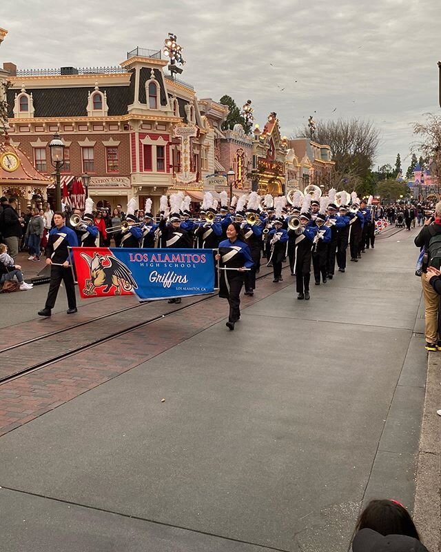 In case you missed it! Our marching band performed at Disneyland yesterday!