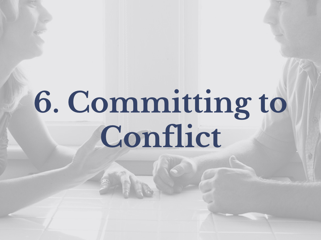 Lesson 6: Committing to Conflict