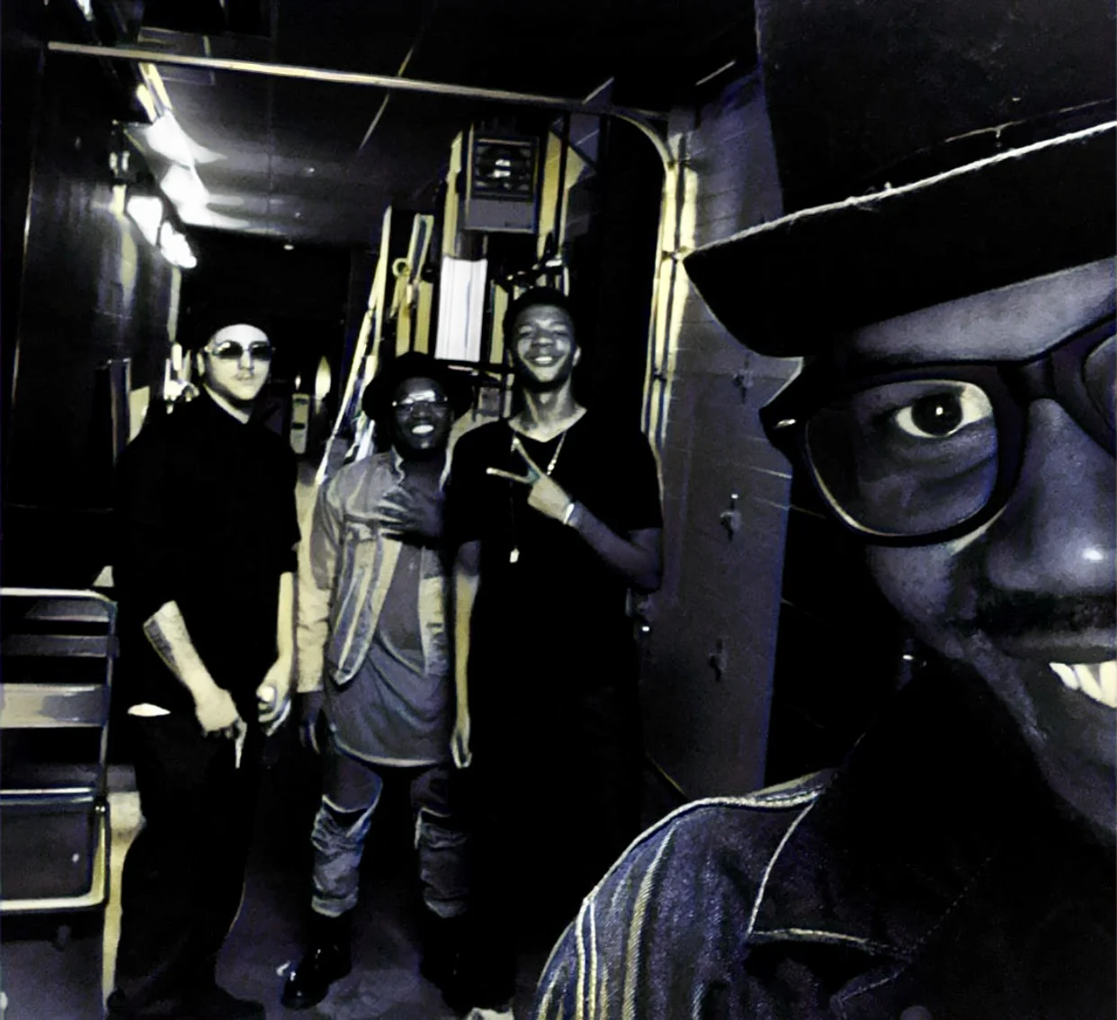Kofi Boakye & Yours Truly (Left to right: Cody Mansfield, Marquis Brown, Kofi Boakye, Jeff Law) Photography courtesy of Jeff's iPhone.