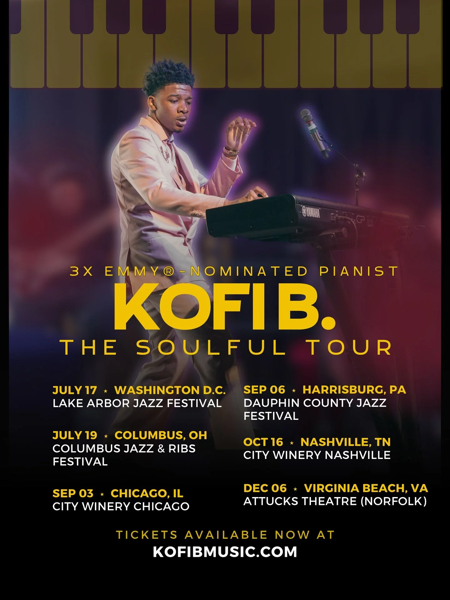 Back outside and it feels soooo good!! Catch me and the crew in a city near you! 🙌🏾🎹🔥 #KofiBSoulfulTour 

#explore #explorepage