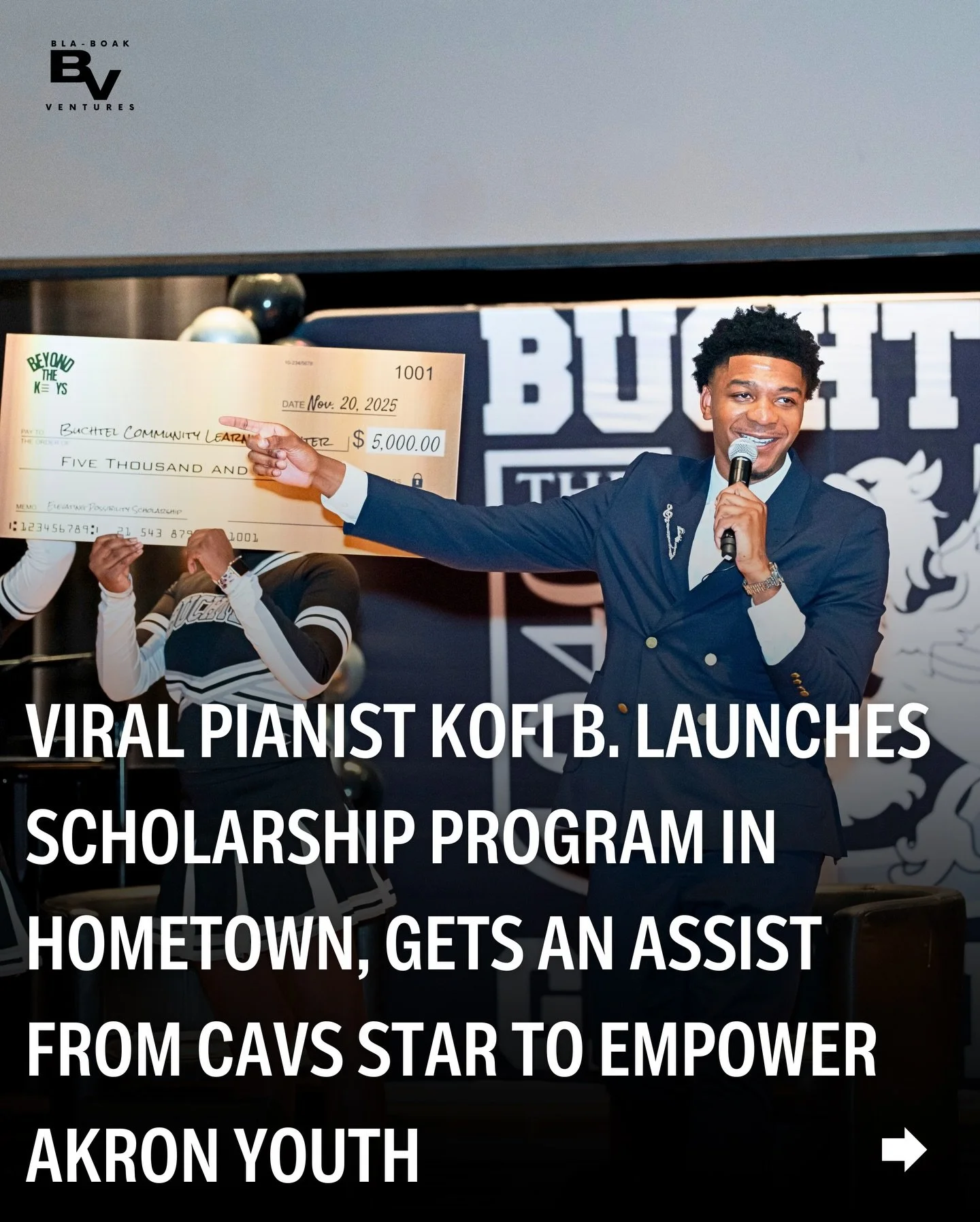 Here we grow again! 🙏🏾🚀 Grateful to give back to a city that gave so much to me. Thank you Akron Public Schools for allowing this moment to happen! ❤️

Just the beginning! Happy Thanksgiving y&rsquo;all! 
#BeyondTheKeys