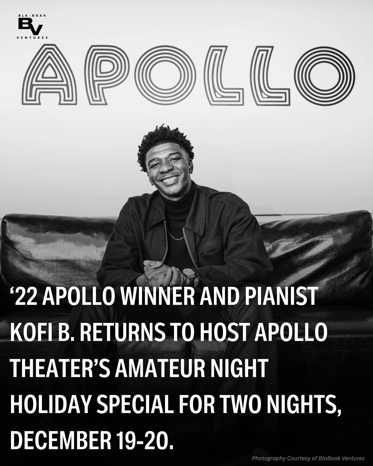 Sheesh! Grateful and honored to be back to host! Thank you, @apollotheater! See you soon, Harlem 🙌🏾🎤🎄

#AmateurNightApollo #HolidaysAtApollo