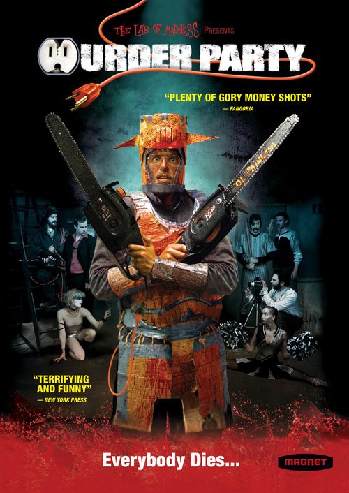 Murder Party JEREMY SAULNIER DAVE ELLIS BROOKE BLAIR WILL BLAIR ERIN DOUGHERTY CHRISTINA BARTH PAUL GOLDBLATT MARC BEROZA KATE BARRY CHRIS SHARP MACON BLAIR JEREMY SAULNIER SKEI SAULNIER & CHRIS SHARP CHRIS SHARP SANDY BARNETT MACON