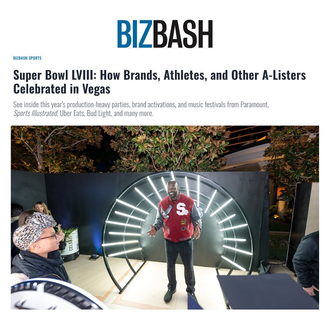 Thank you @BizBash for highlighting many of our immersive brand activations that delighted guests at all four Medium Rare events during Super Bowl LVIII Weekend! Read the full article via the #linkinbio.