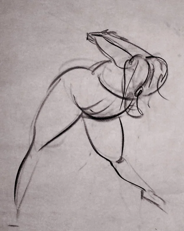 Figure drawing, 30-second gesture. She was great. POWER
.
.

.
#lifedrawing #figuredrawing #conte #newsprint #1minutepose #artistsoninstagram #gesture #30sec #art #fineart #sketch #doodle #model