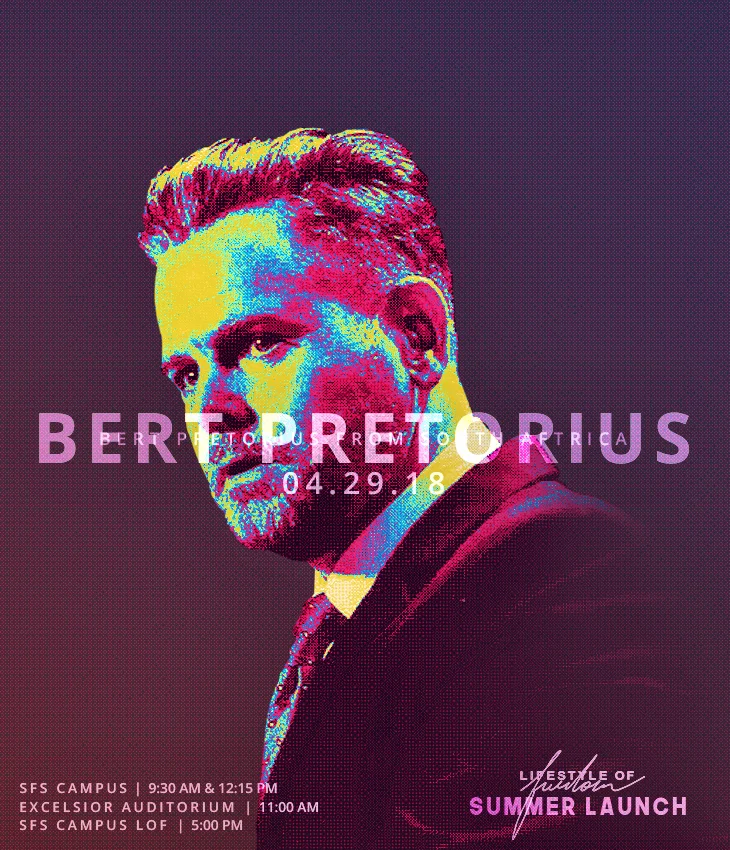 Guest Speaker Pastor Bert Pretorious