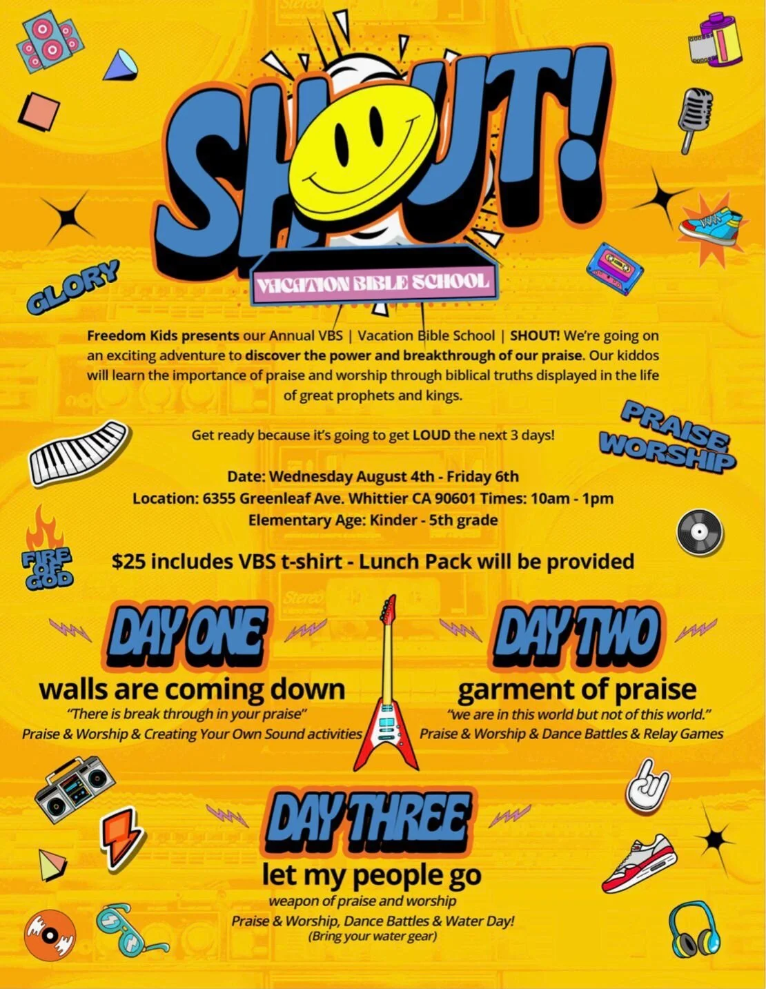 VACATION BIBLE SCHOOL - Day 1