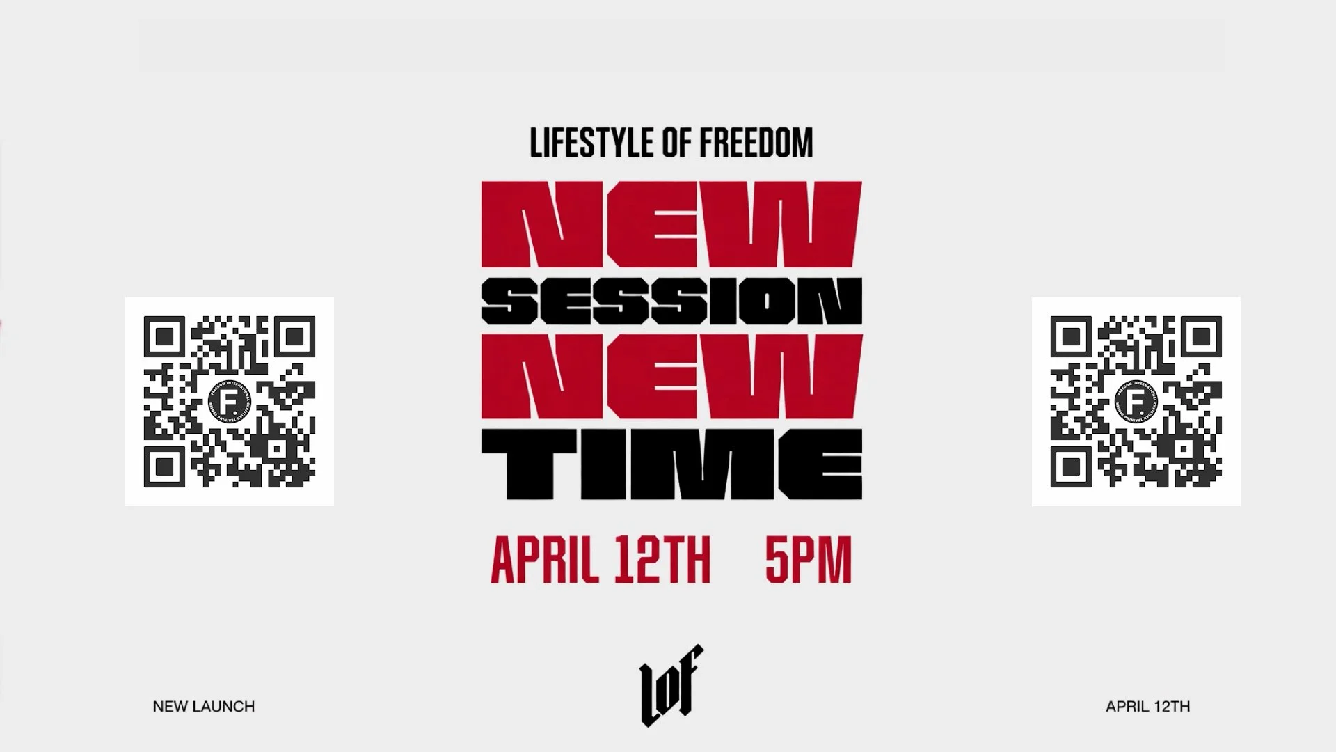 LIFESTYLE OF FREEDOM - Launch