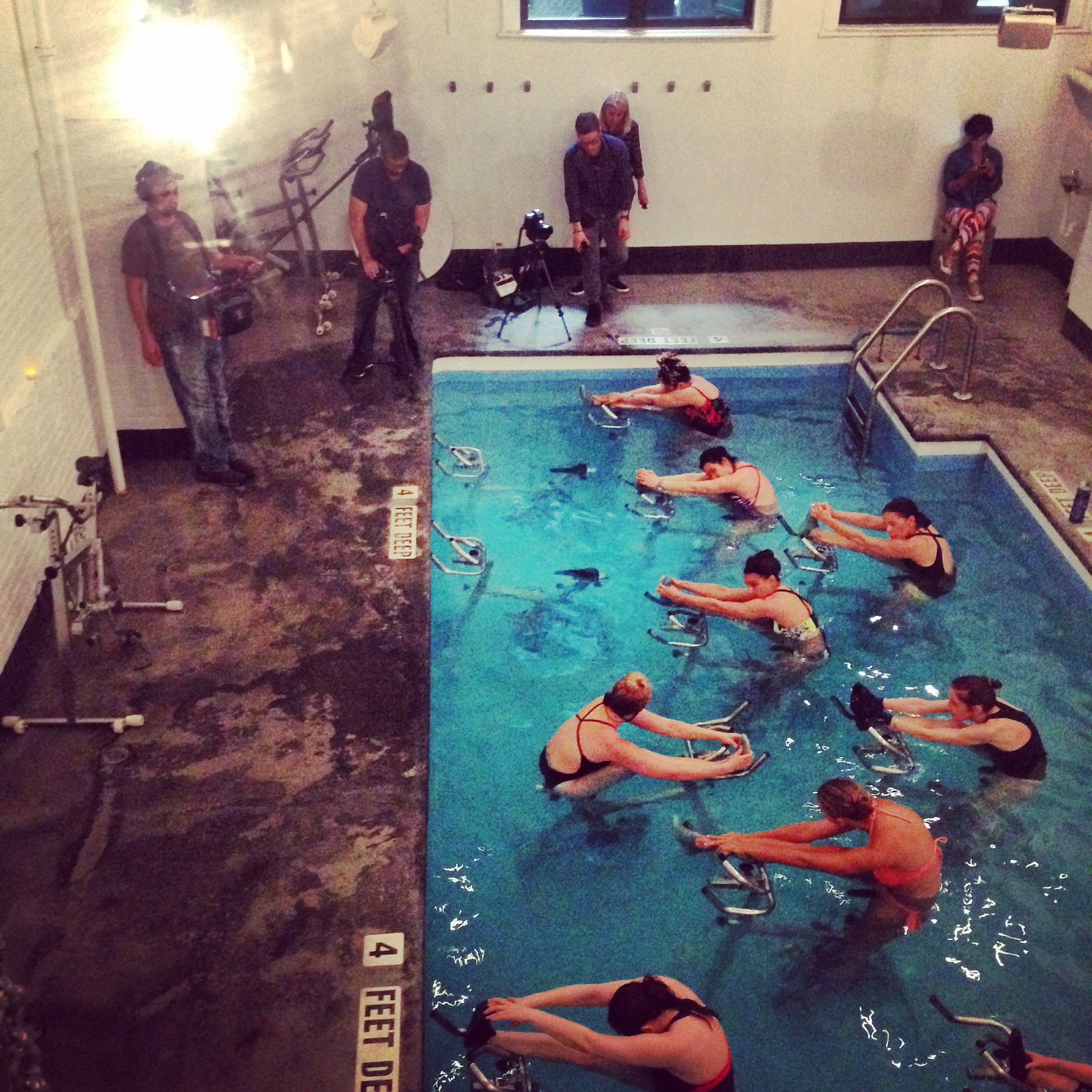 IN THE NEWS : My work as an Aquacyling trainer was featured in the Today Show, Tennis Channel, Reach MD, YogaCity, Rate Your Burn. Full articles featured here .