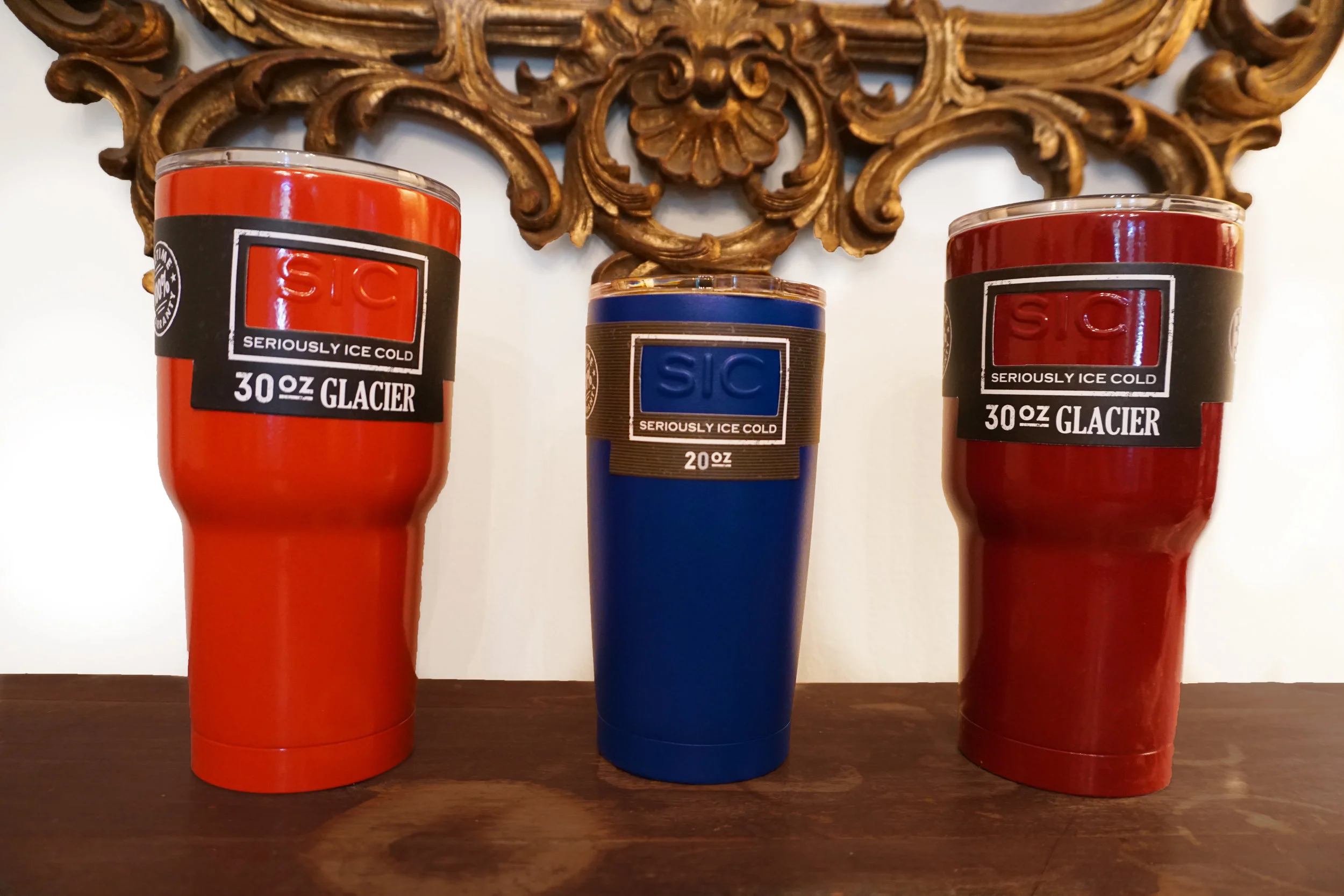 SIC Cups These “seriously ice cold” cups will keep your drink ice cold for 24 hours plus or hot for 8 hours or more. They have a life-time guarantee and come in a rainbow of colors. 