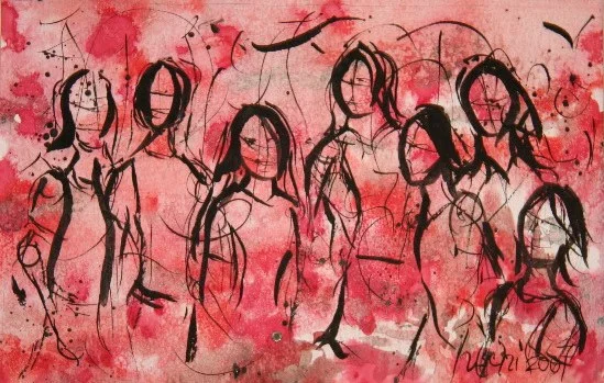 Talueek, watercolor and ink, 2007