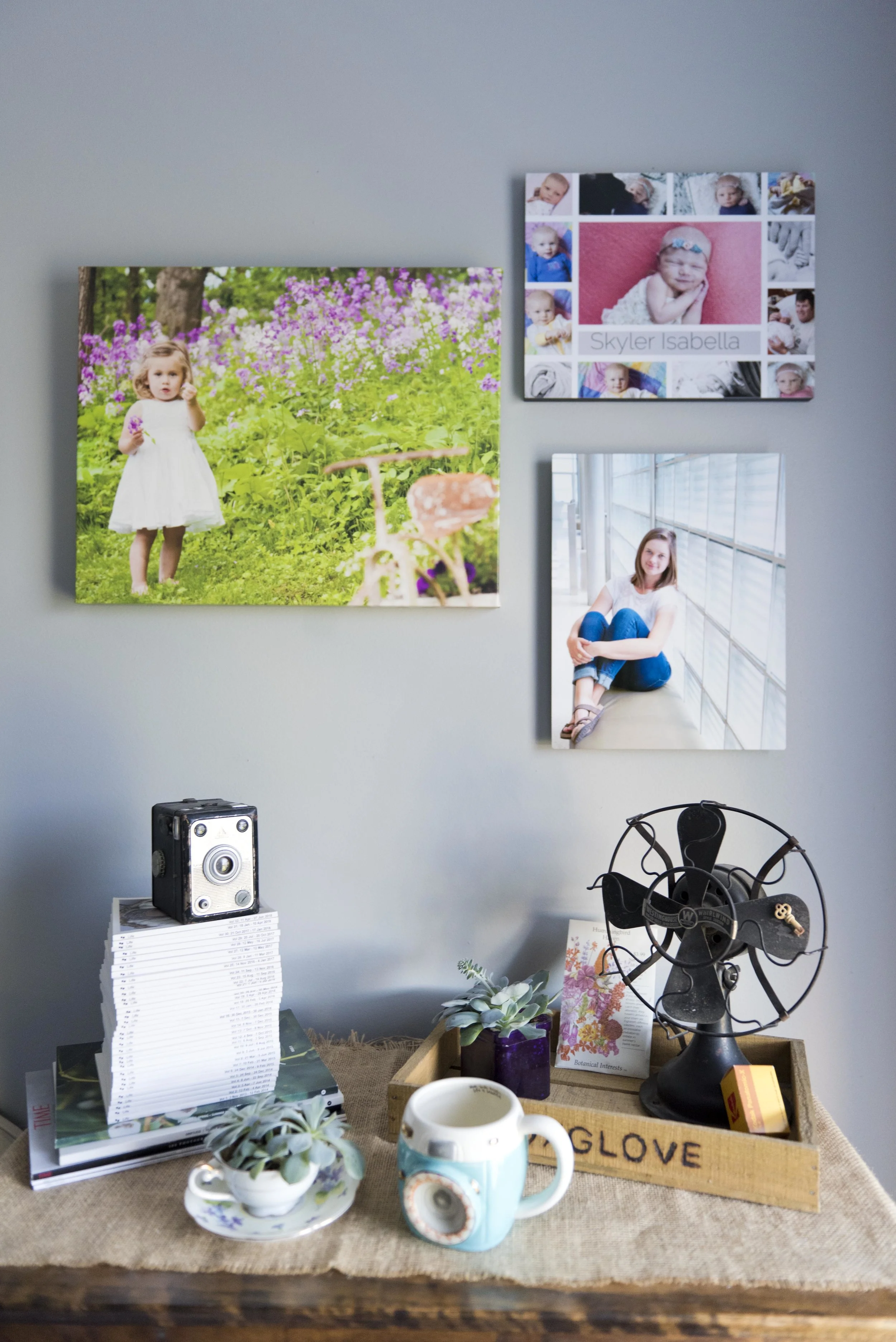 Custom gallery wall art