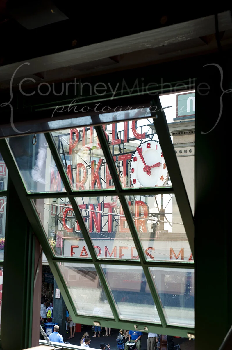 Window to the Seattle Public Market