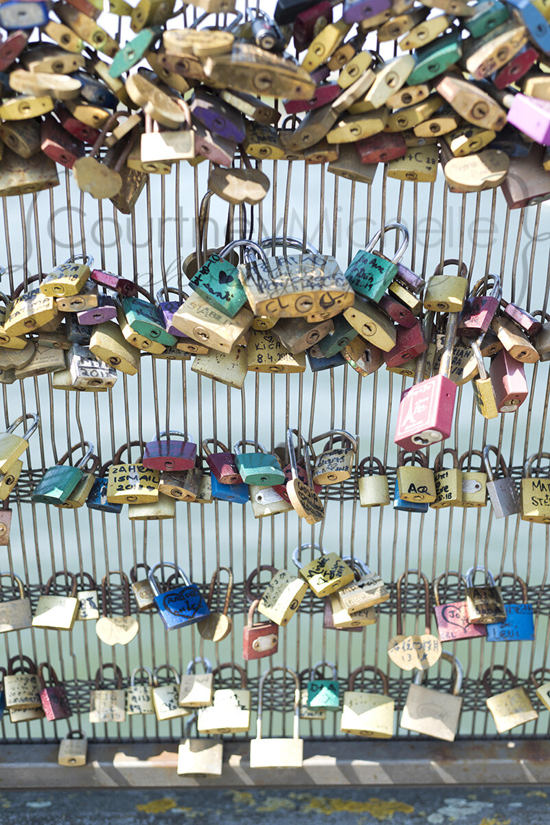 lock bridge in paris