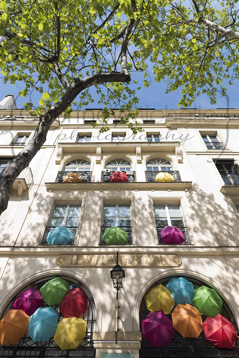 village royal umbrella sky in paris