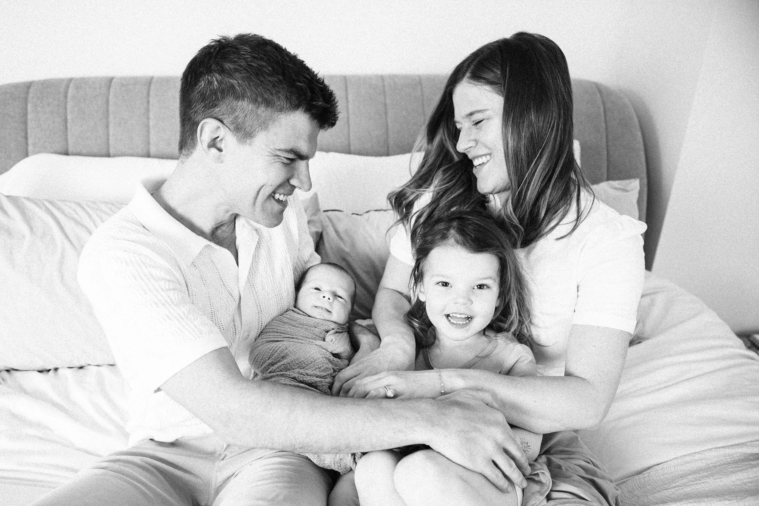 Ravenswood Newborn Session with Proud Big Sister