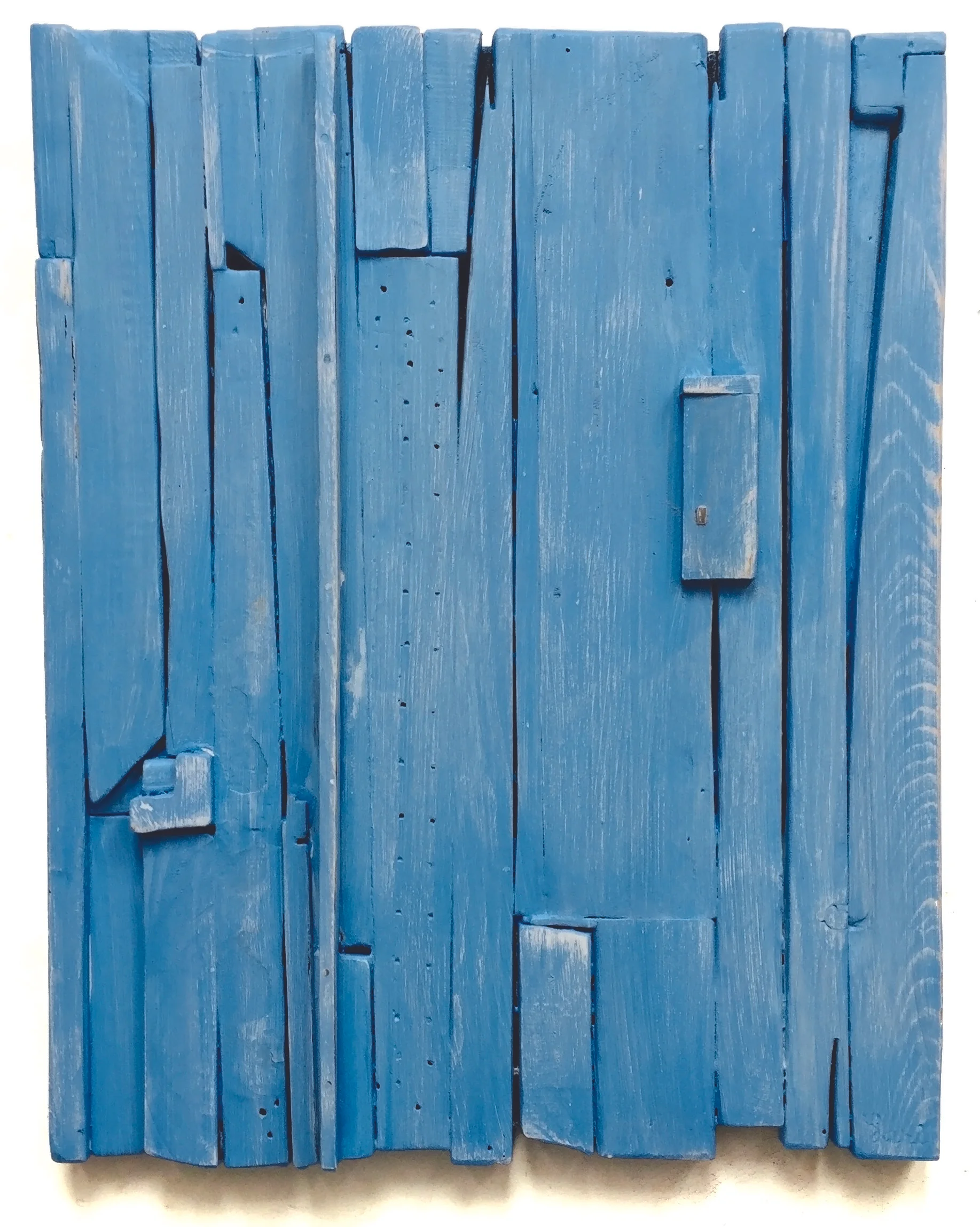 Painted Wood Light Blue