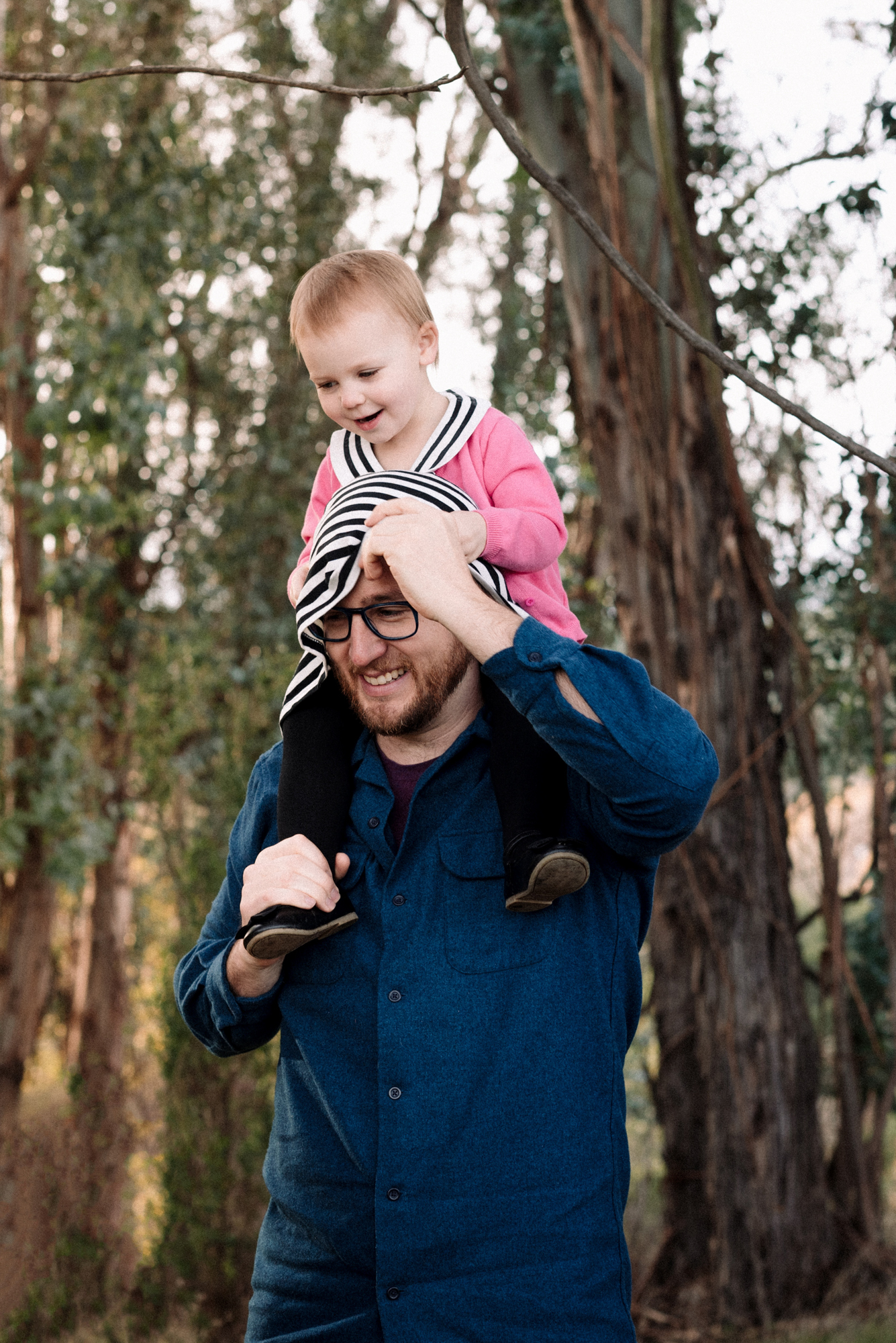 Daddy and daughter time during the family portrait photography session