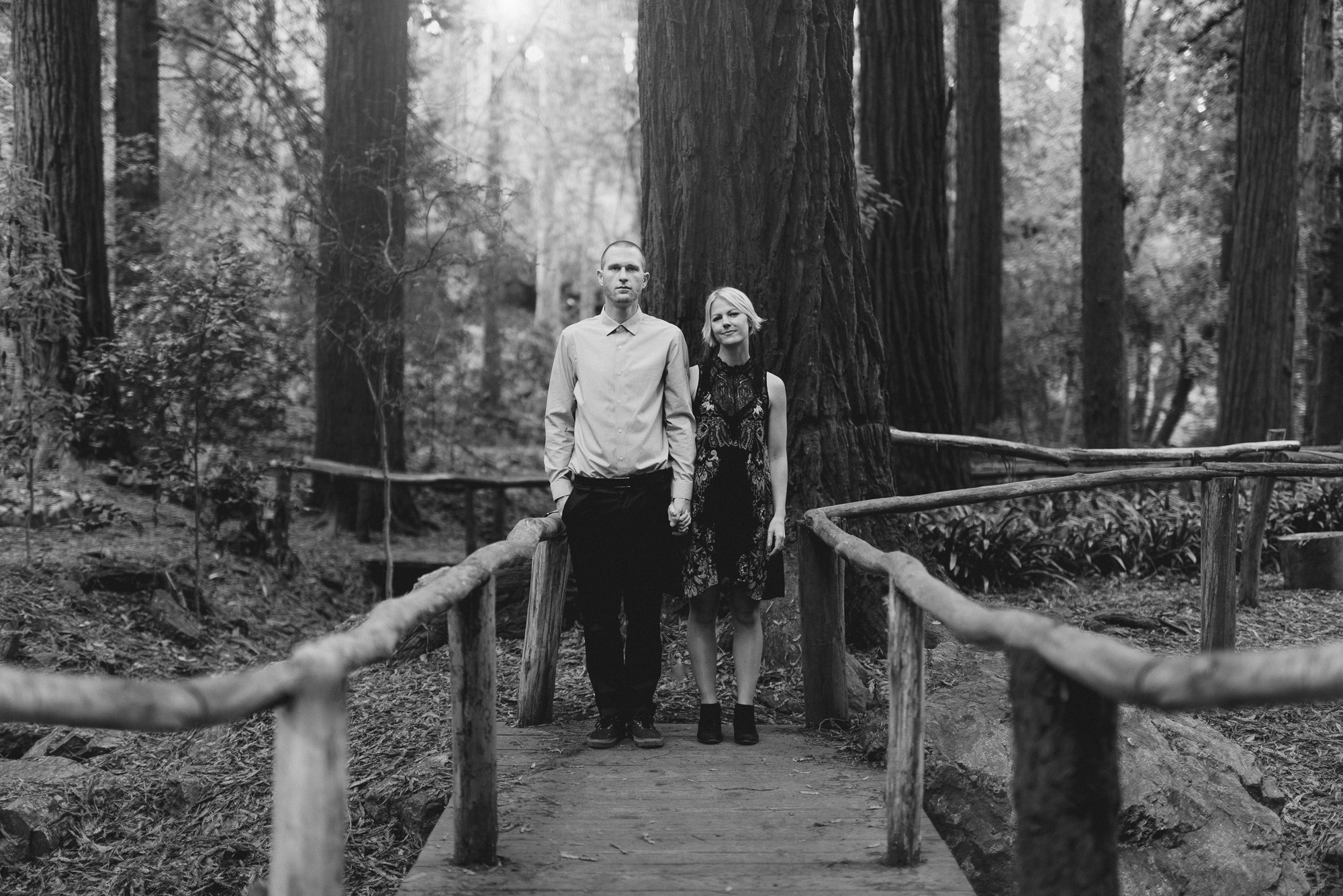 Romantic Black and White Engagement Photography in San Francisco