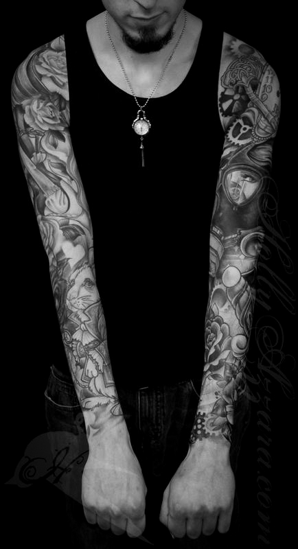 Arm And Leg Sleeve Tattoos Always Forever Tattoo Studio Tattoos By Holly Azzara