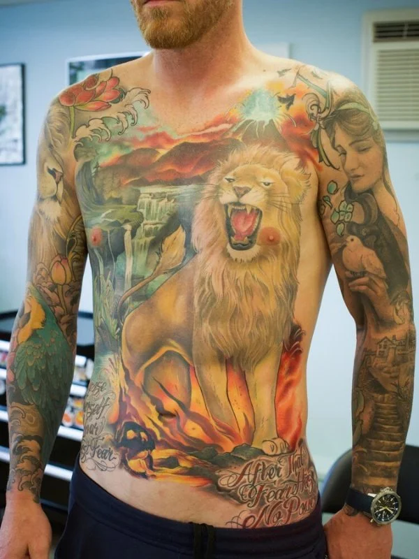 Cover up tattoo created at Always & Forever Tattoo Studio