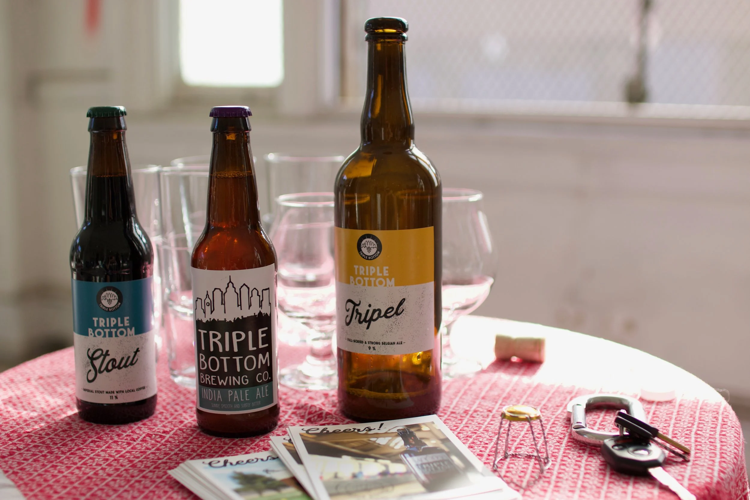 A selection of labels. We've been working on a new look, and are excited to share it soon.