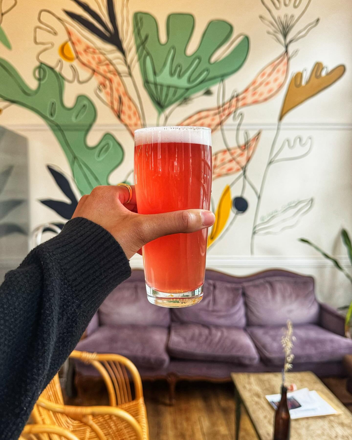 The more Cherry Beer the better! 🍒 Our Cherry American Wheat Beer is pairs perfectly with this incredible Spring weather we&rsquo;ve been having. We have a veryyyy limited quantity of the Cherry Beer leftover from this past weekends festivities so s
