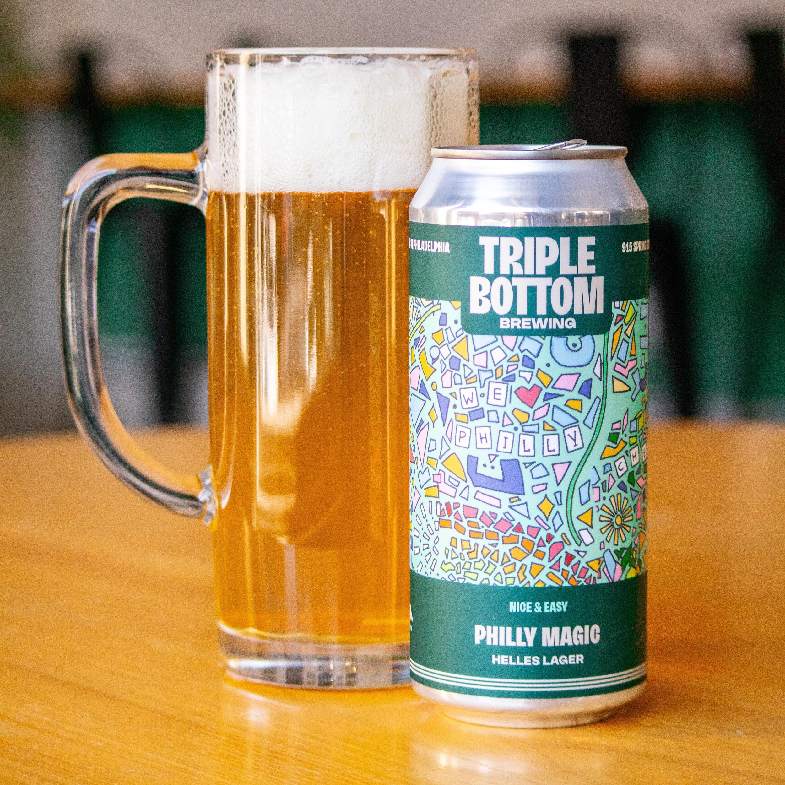 ✨Philly Magic✨ is back! Inspired by Philly&rsquo;s own Magic Gardens, this Helles Lager is crisp and clean with a light bitterness and a gentle notes of biscuits. It&rsquo;s so perfect for these warm Spring days we&rsquo;re having. Swing by the tapro