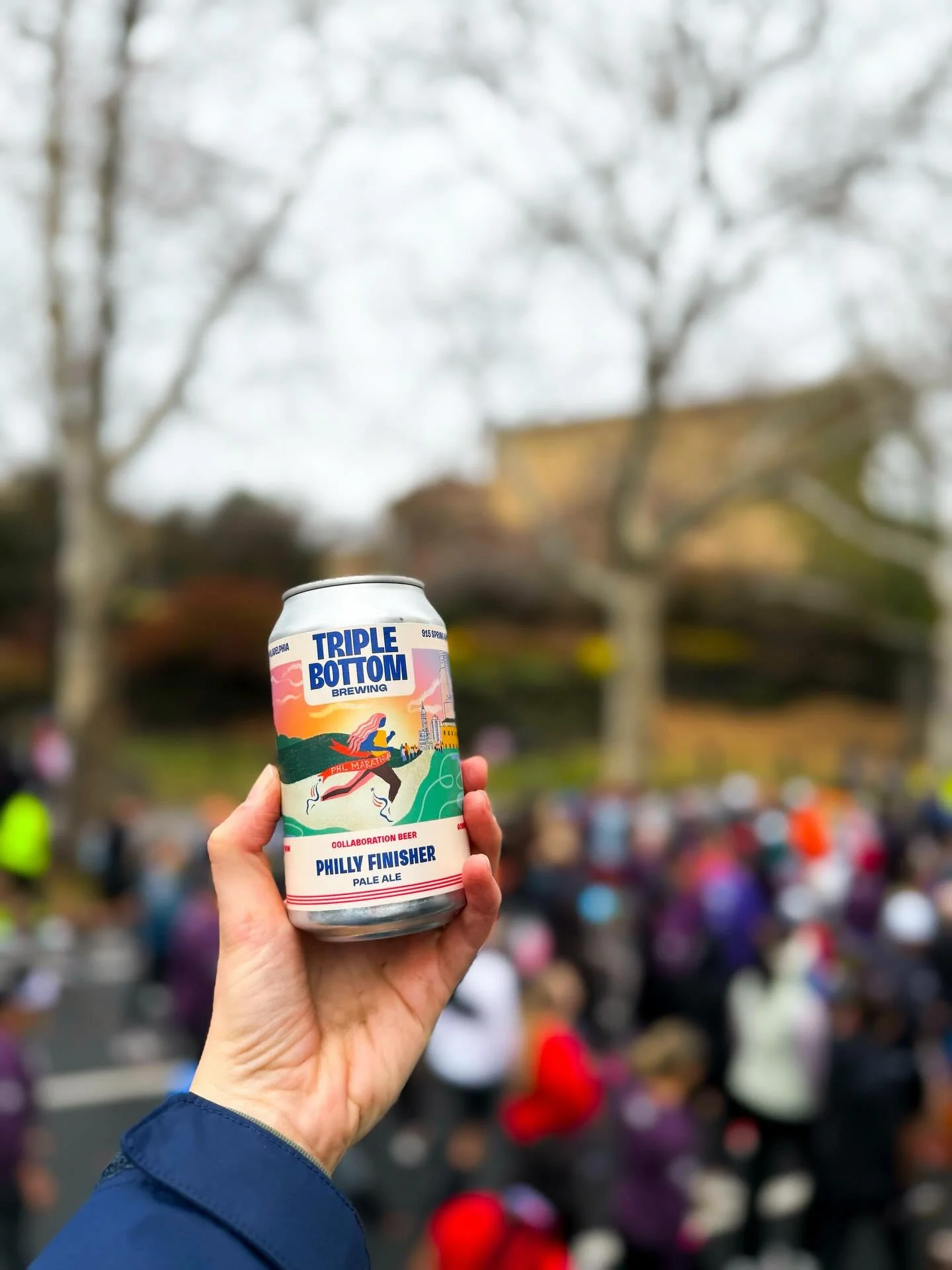 After you cross the finish line, celebrate your incredible accomplishment with Philly Finisher our collaboration beer with @philly_marathon!🏅🏃&zwj;♀️

We&rsquo;ll be at Kelly Drive and Spring Garden today 9am-3pm and tomorrow 10am-4pm. Congratulati