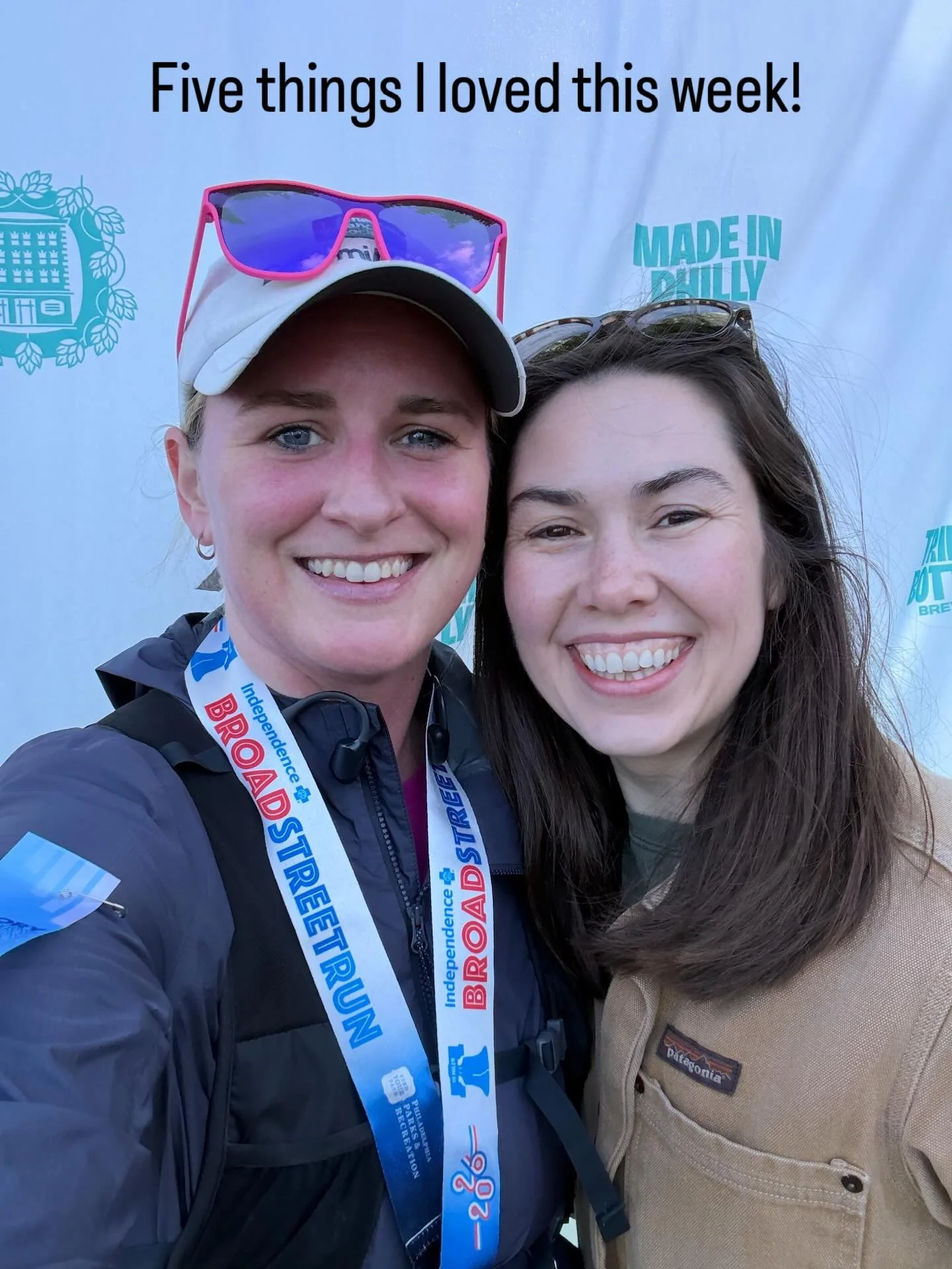 Happy Broad Street Run day, Philadelphia!! Here&rsquo;s five things I loved this week!

#weekinreview #philadelphia #broadstreetrun