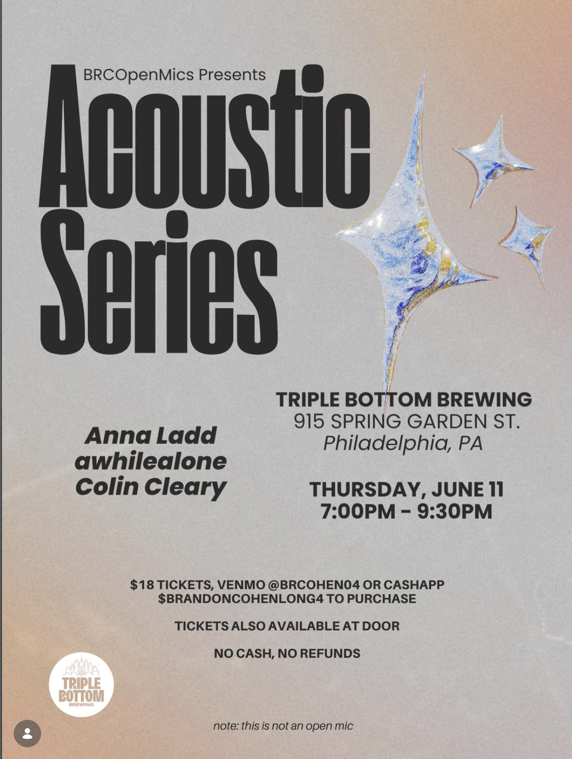 BRC Open Mic: Acoustic Series