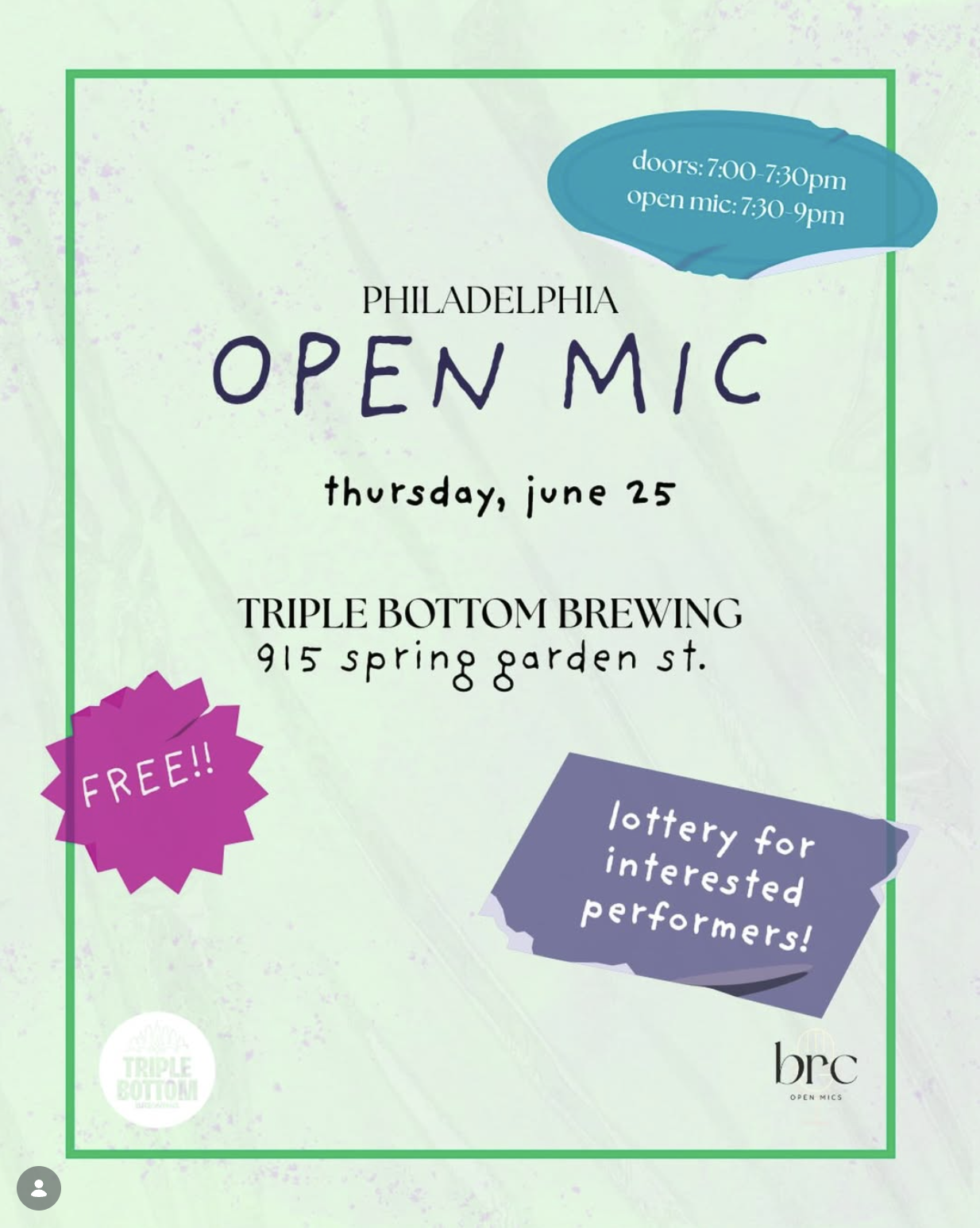 Song writer &amp; Poet Open Mic Night