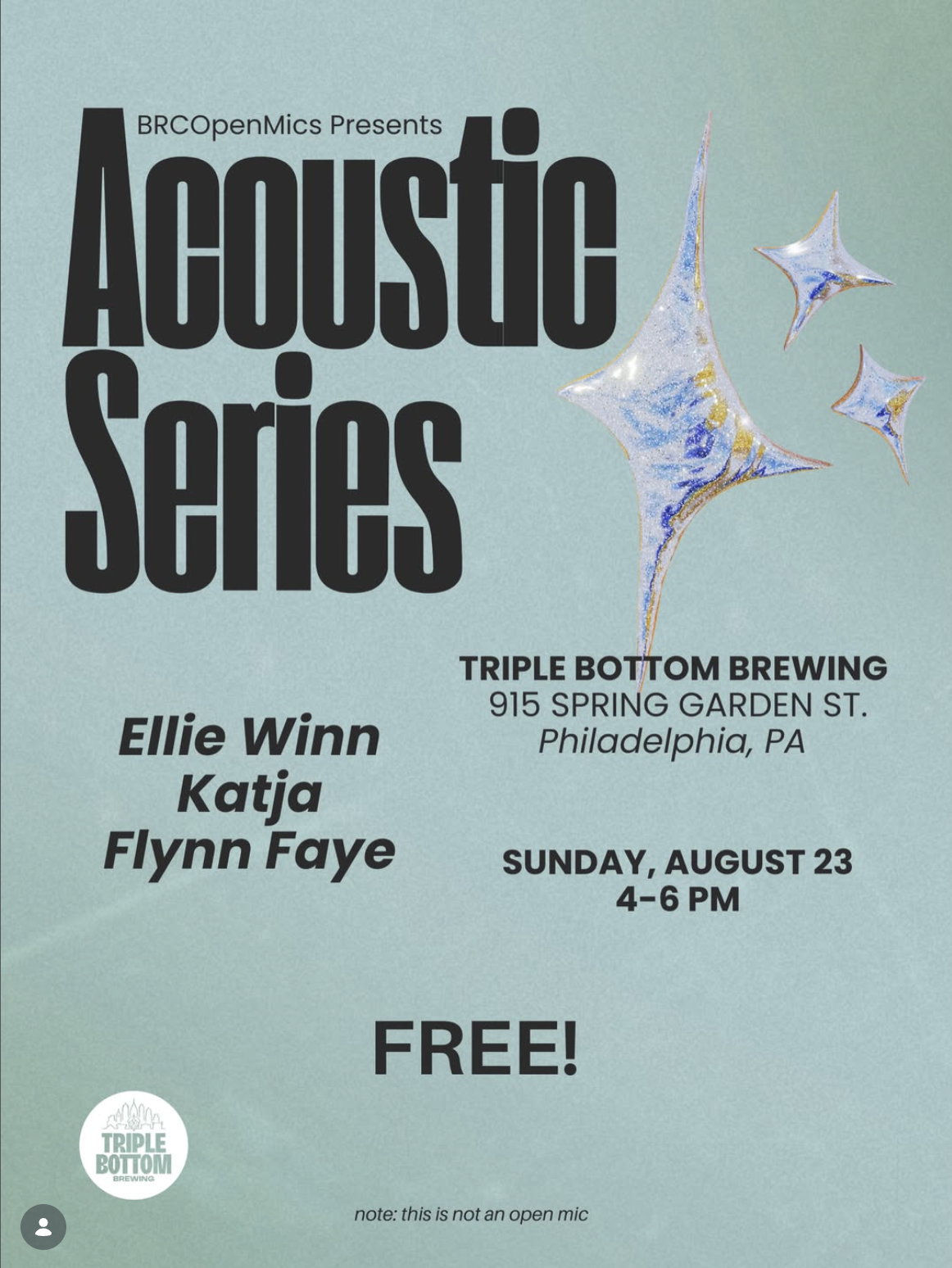 BRC Open Mic: Acoustic Series