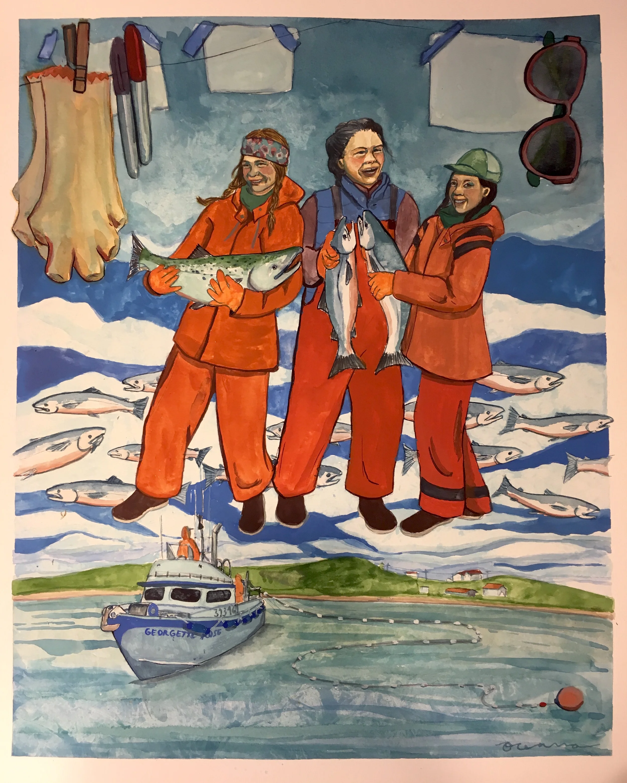 "Georgette Rose" for Maggie, 2018