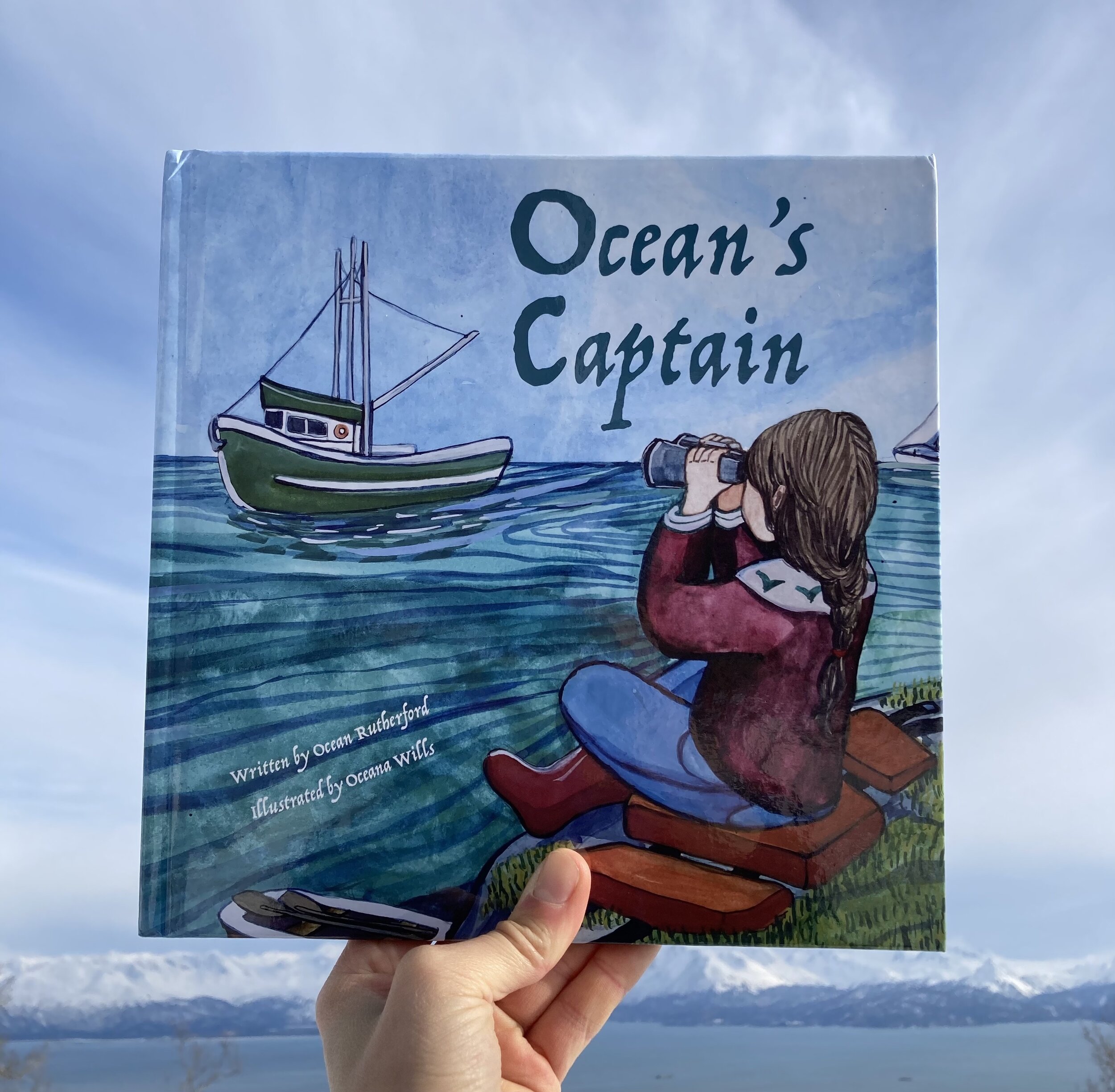 Illustrations for 'Ocean's Captain' by Ocean Rutherford, 2021