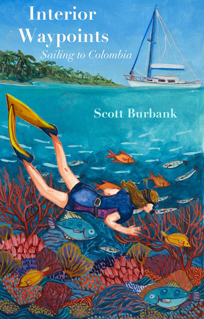 Cover art commission for "Interior Waypoints" by Scott Burbank, 2021