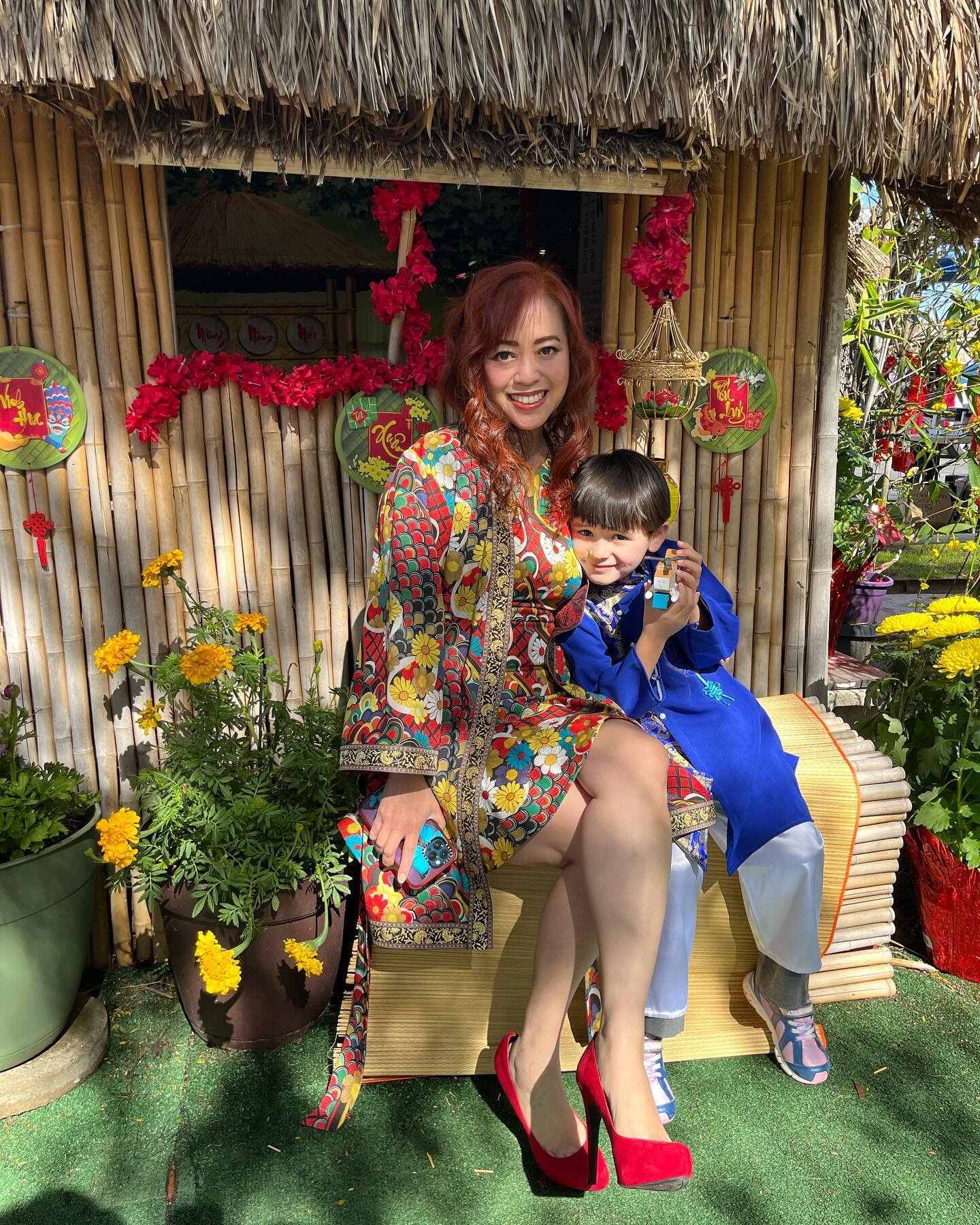 Happy New Year Everybody!  It&rsquo;s the year of the Wood Dragon! 🐉. 
May you have much fortune, happiness, and success in 2024 and beyond &hearts;️
More pics to come ☺️

#happylunarnewyear #wooddragon #vanhanhtemple #bamboohut