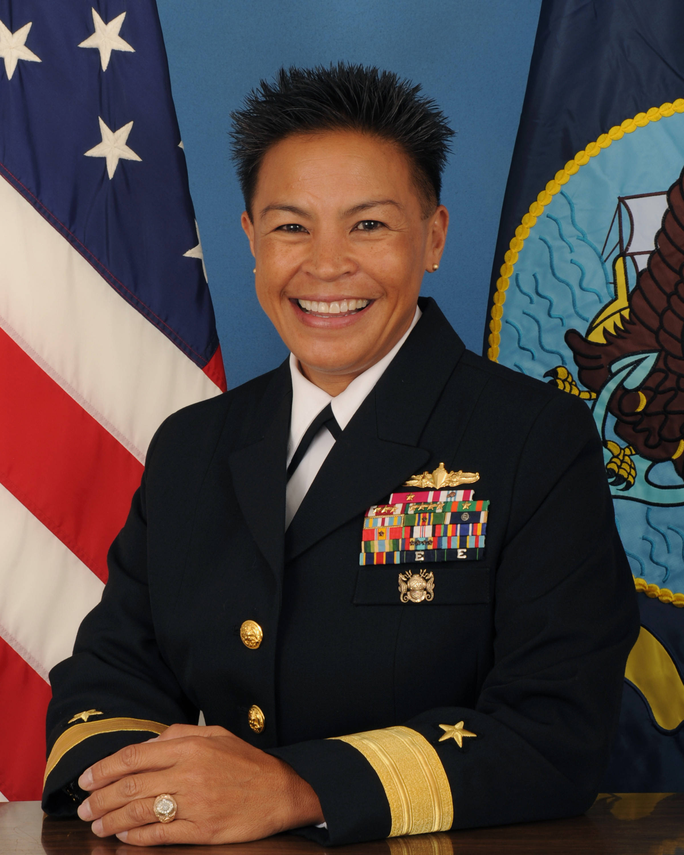 RADM BETTE BOLIVAR (USNA ’85)