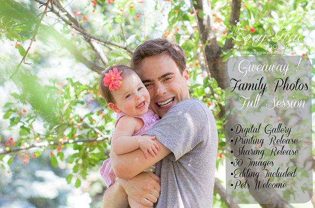 Giveaway on my Facebook page ! Click the link on my bio for details on how to enter ! .
Full family photography session
.
.
.
.
.
.
#coloradophotographer #denverphotograoher #lakewoodphotographer #familyphotographer #portraitphotographer #weddingphotographer #bloggerphotographer #newbornphotographer #newborn #senior #photography #zoeygracephotography #sammiescub #maternityphotographer #maternity #childportraits #family #couples #colorado