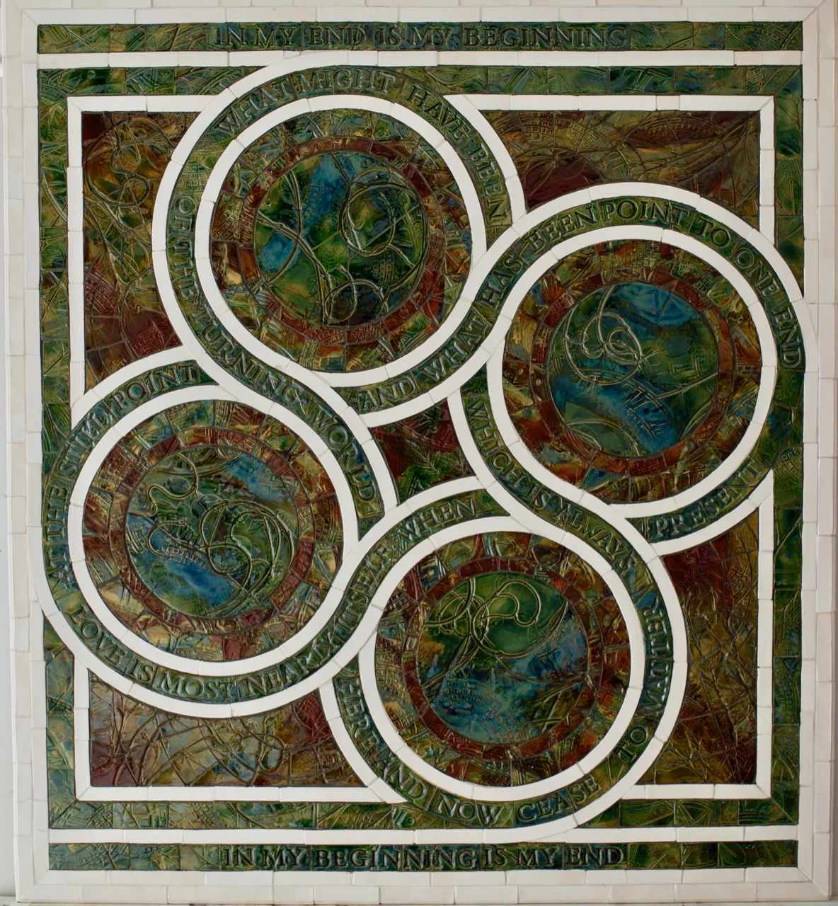 In my End is my Beginning  :   Ceramic Panel 800x900