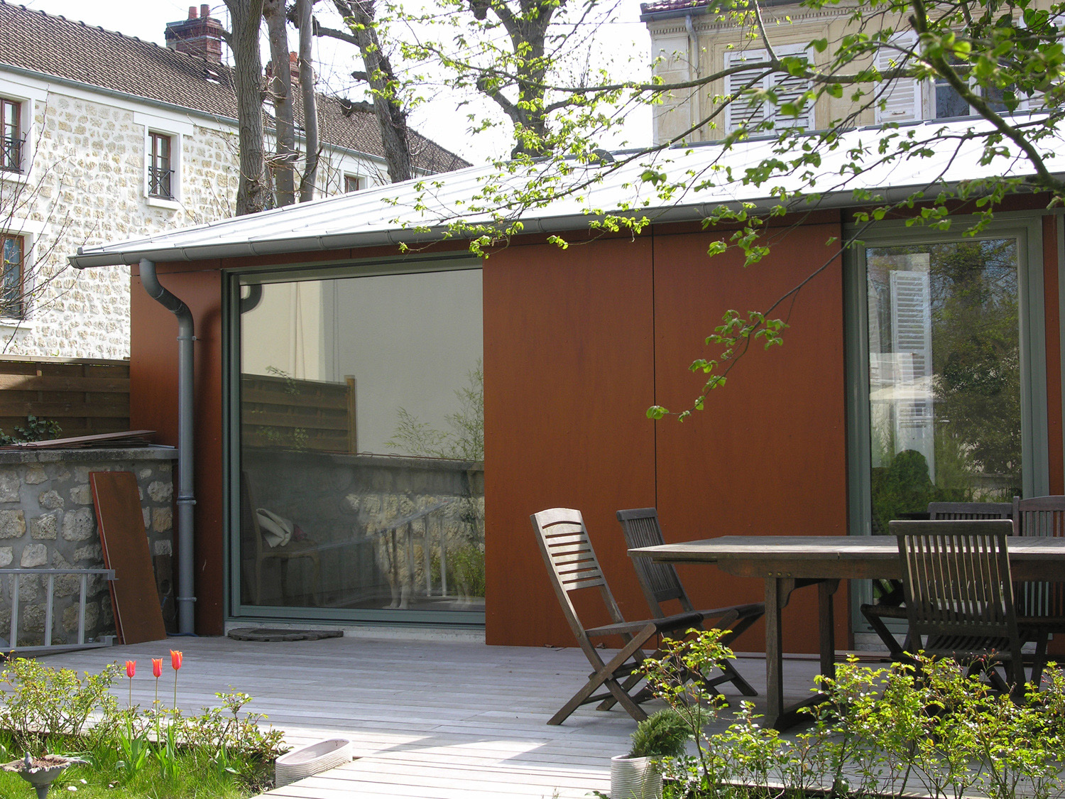 Atelier Prevost architectes - extension d'une maison a l'Isle-adam