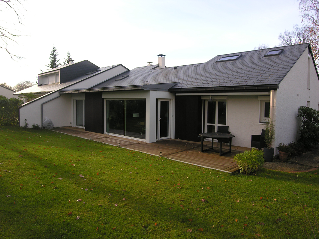 Atelier Prevost architectes - extension d'une maison du parc de cassan a l'Isle-adam