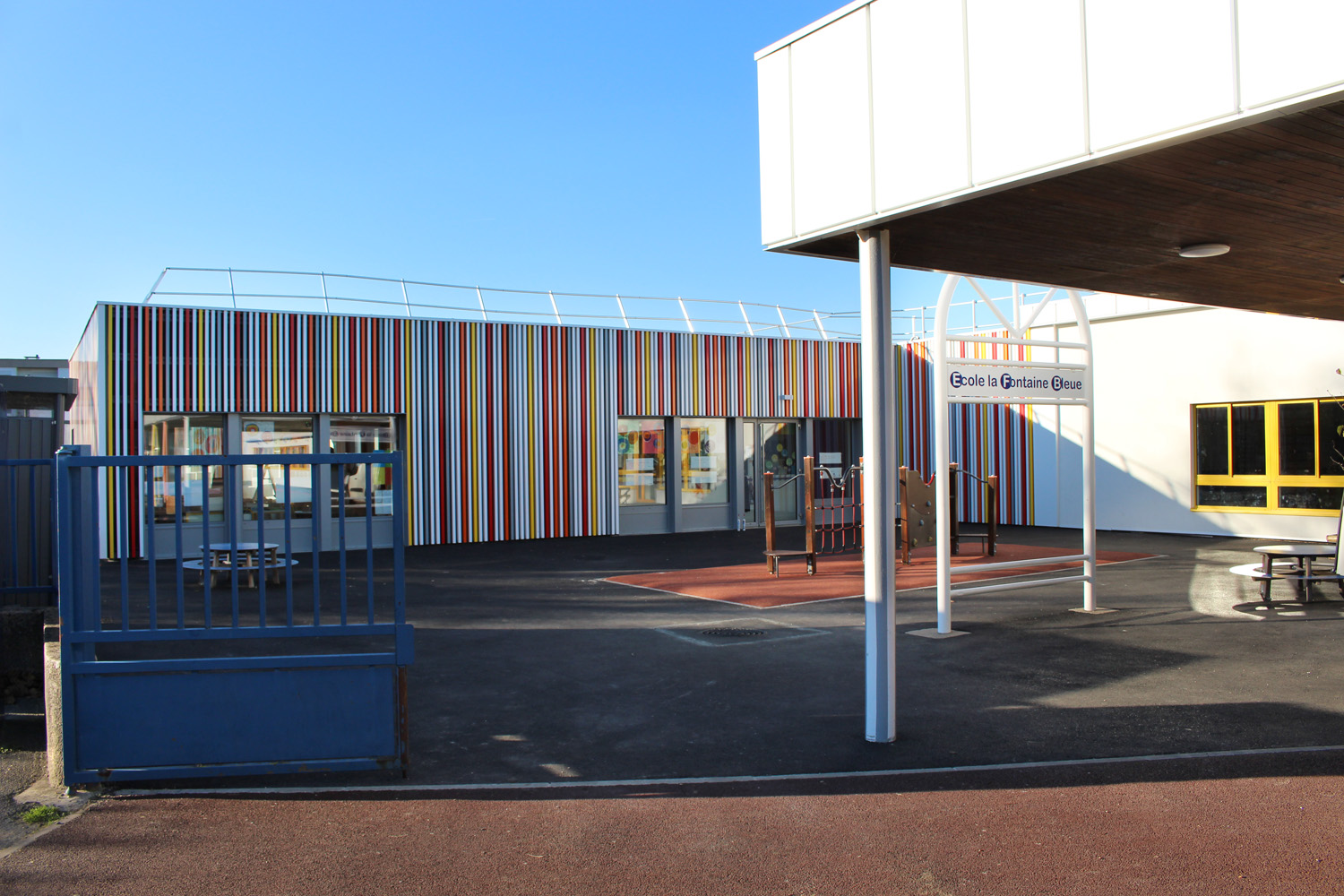 Atelier Prevost, architectes - extension de l'ecole la Fontaine Bleue a Beaumont sur Oise