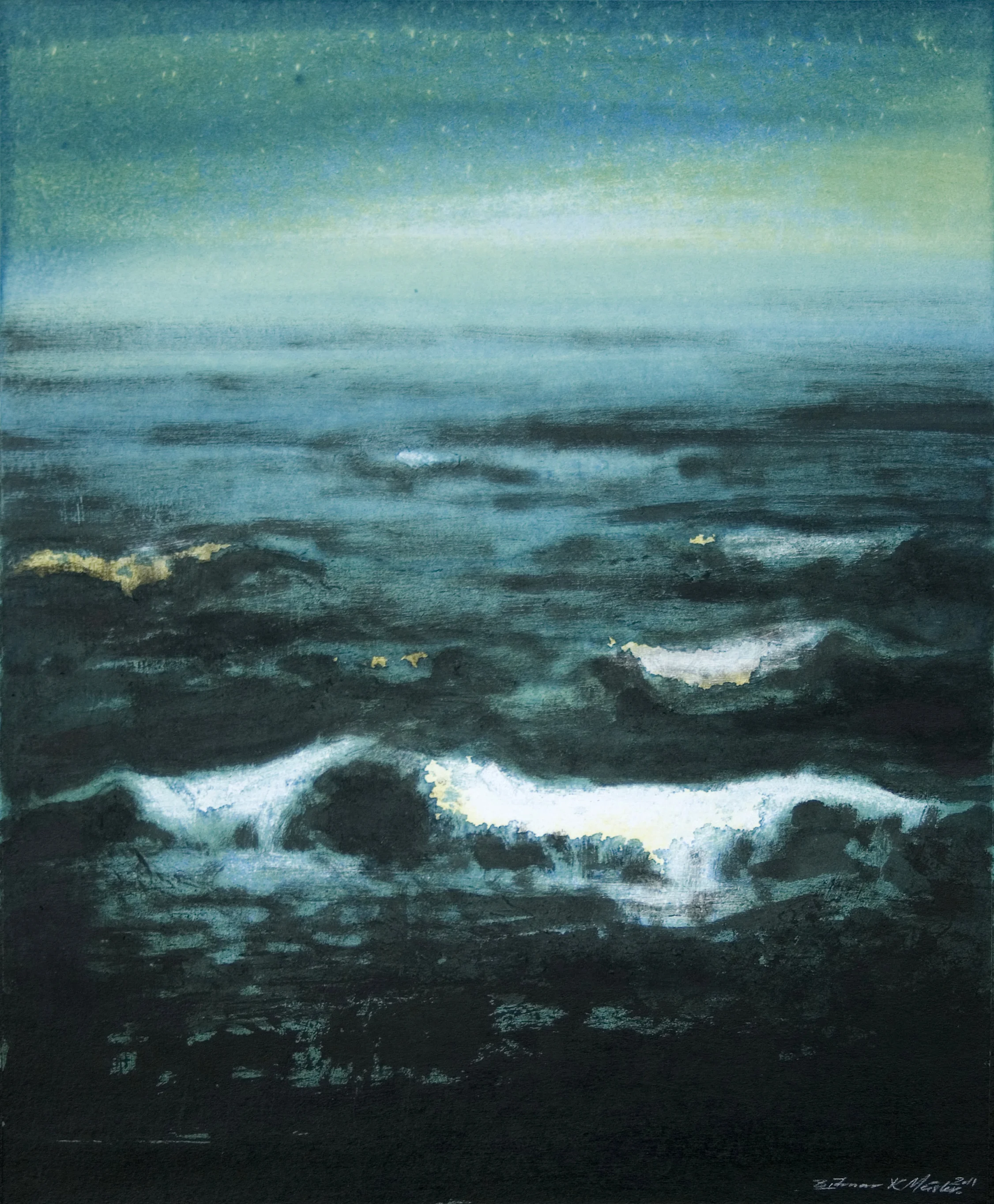 Skygge over havet.