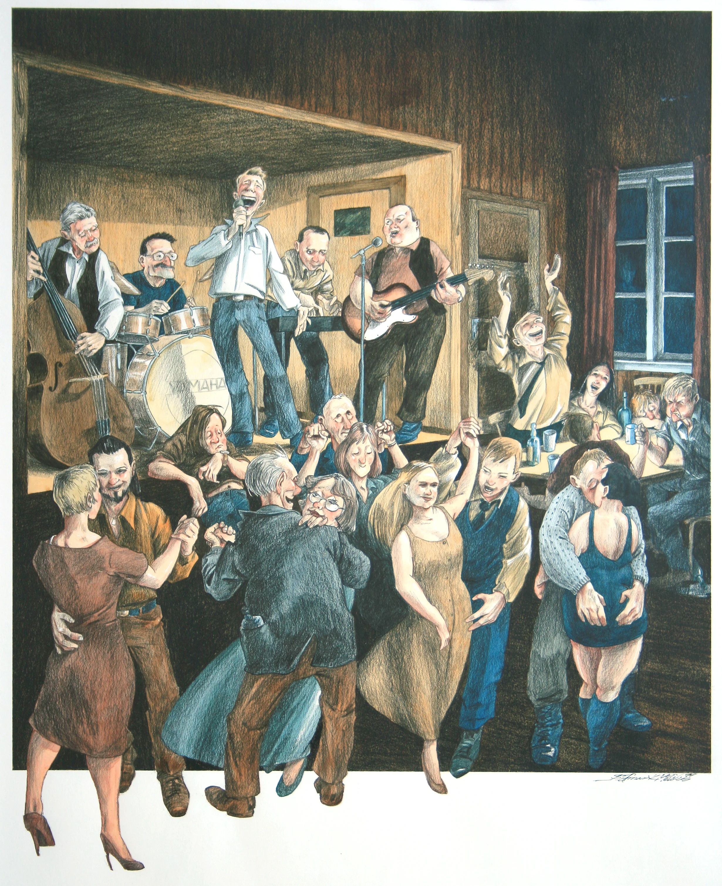 Plakat for dansebandet Intermezzo.
